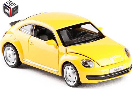 CaiPo Volkswagen Beetle Diecast Car Toy 1:31 Yellow / Blue /Red