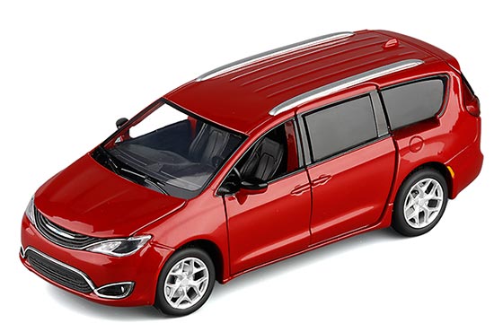 JKM Chrysler Pacifica Diecast Toy Red / Silver / White / Black