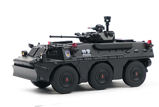 XCARTOYS ZSL-92B Armored Vehicle Diecast Model 1:64 Scale Black