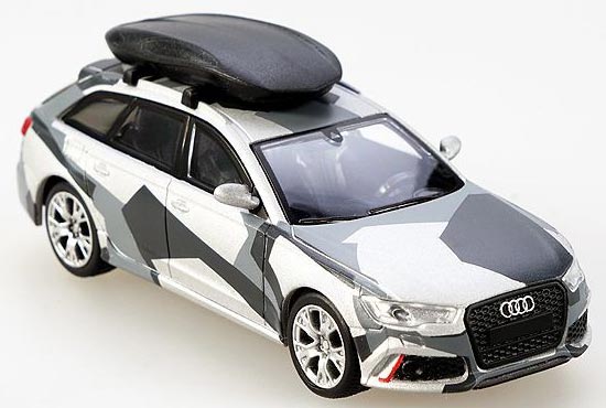 XCARTOYS Audi RS 6 Avant C7 Diecast Model 1:64 Scale Gray