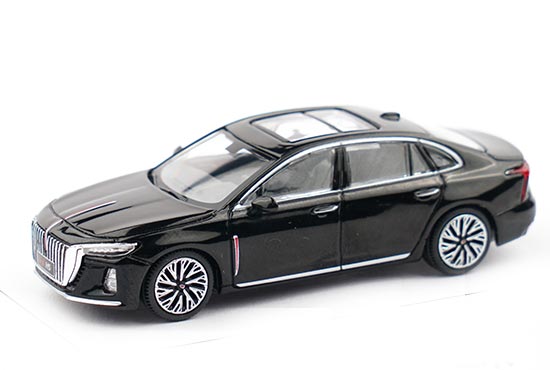 XCARTOYS 2023 Hongqi H5 Diecast Car Model 1:64 Scale Black