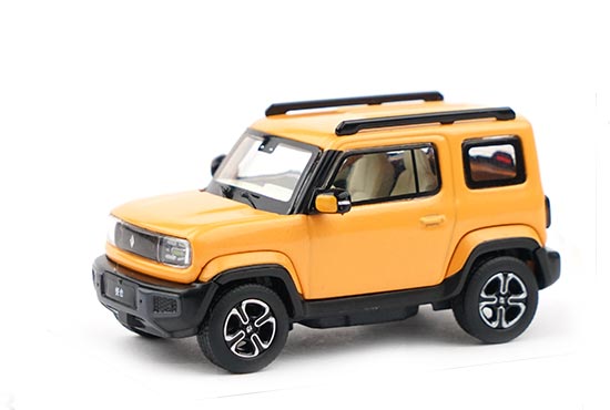 XCARTOYS Baojun Yep Diecast Car Model 1:64 Purple / Orange