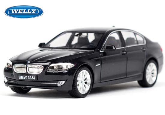 Welly BMW 535i Diecast Car Model Blue/Champagne /Black /White