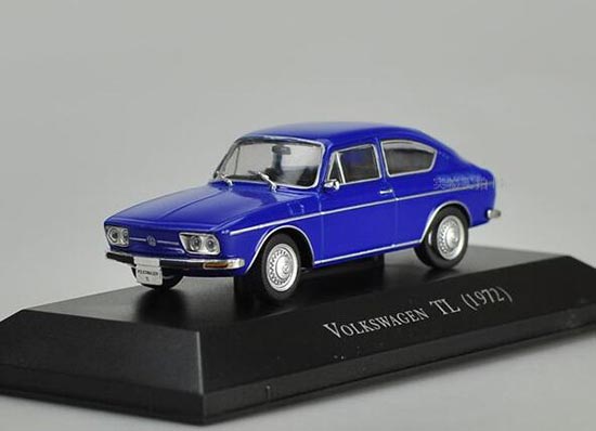 IXO Volkswagen TL 1972 Diecast Car Model 1:43 Blue