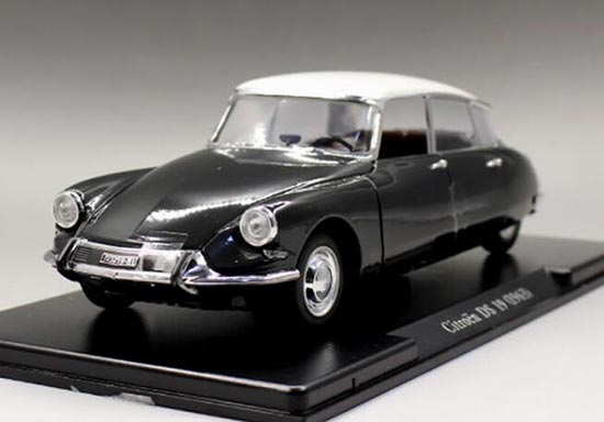 WhiteBox 1963 Citroen DS 19 Diecast Car Model 1:24 Scale Black