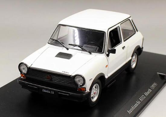 WhiteBox 1979 Autobianchi A112 Abarth Diecast Car Model White