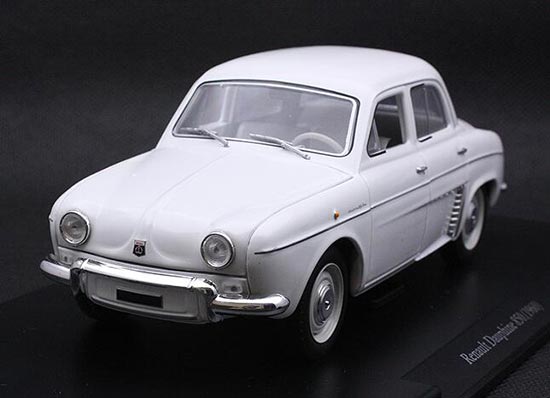 WhiteBox 1960 Renault Dauphine 850 Diecast Car Model 1:24 White