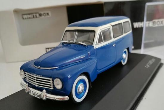 WhiteBox 1953 Volvo Duett Diecast Car Model 1:43 Scale Blue