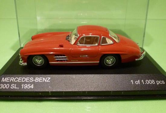 WhiteBox 1954 Mercedes Benz 300 SL Diecast Car Model 1:43 Red