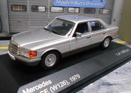 WhiteBox 1979 Mercedes Benz 500 SE W126 Diecast Car Model