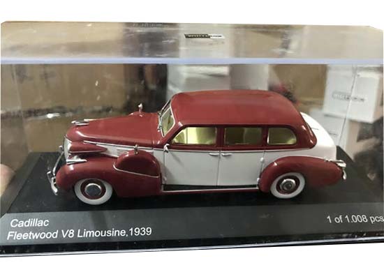 WhiteBox 1939 Cadillac Fleetwood V8 Diecast Model 1:43 Scale