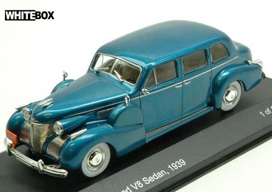 WhiteBox 1939 Cadillac Fleetwood V8 Diecast Model 1:43 Blue