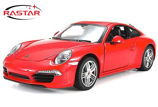 Rastar Porsche 911 Carrera S Diecast Car Model Black/ Red /Blue