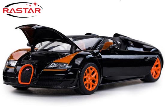 Rastar Bugatti Veyron Vitesse Diecast Car Black /White /Orange