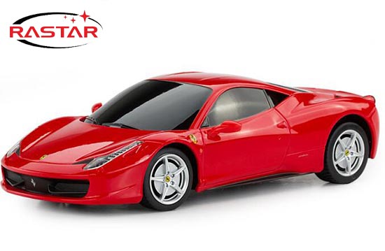 Rastar R/C Ferrari 458 Italia Car Toy 1:24 Scale Red / Yellow