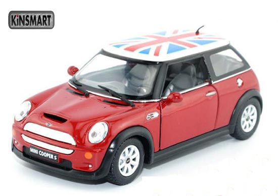 Kinsmart Mini Cooper S Diecast Car Toy Red /Blue /Green /Yellow