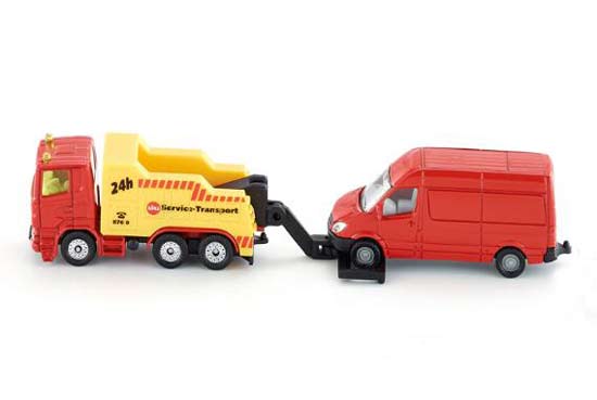 red tow truck toy