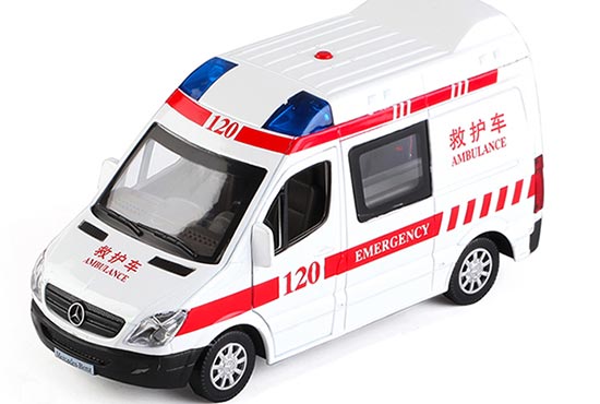 CaiPo Mercedes-Benz Sprinter Diecast Ambulance Toy 1:32 Scale [BB02B064]