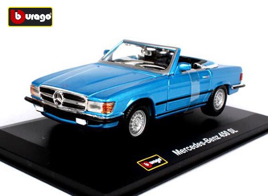 Bburago 1977 Mercedes-Benz 450 SL Diecast Car Model 1:32 Scale