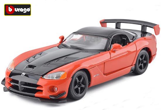 Bburago Dodge Viper SRT10 ACR Diecast Car Model 1:24 Orange