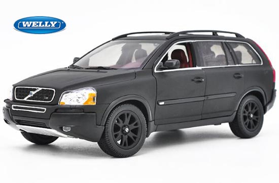 Welly Volvo XC90 V8 SUV Diecast Model 1:18 Matte Black