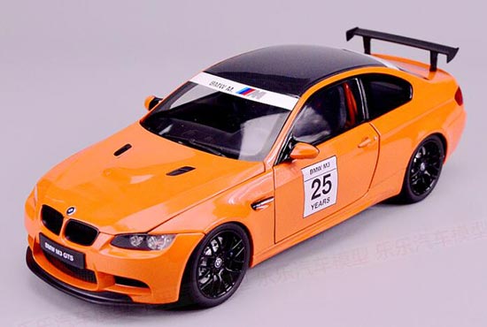 Kyosho BMW M3 GTS Diecast Car Model Orange 1:18 Scale